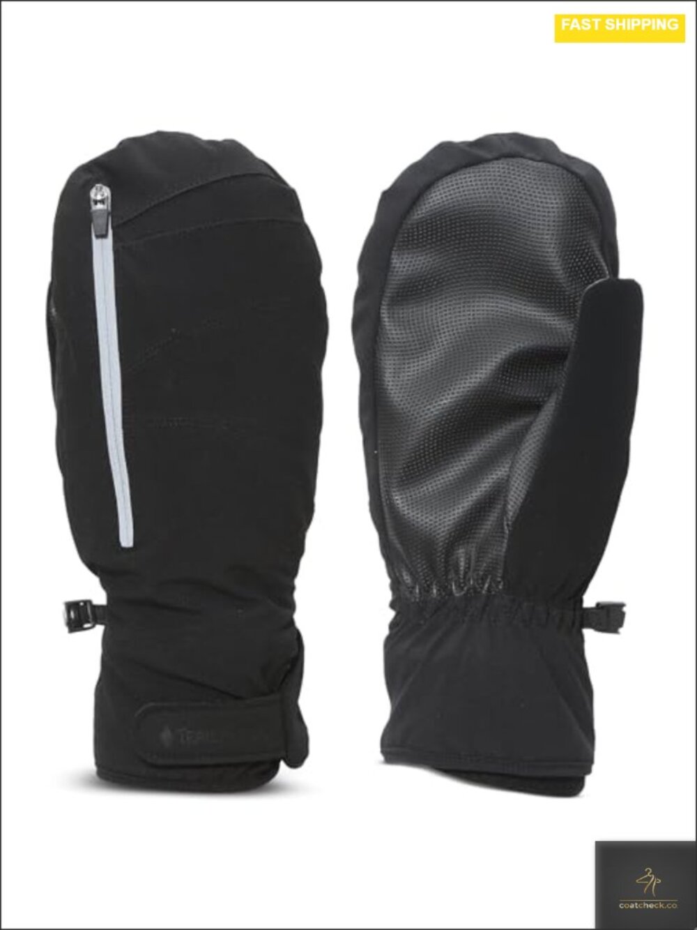 Convertible Zip Mittens with Primaloft Insulation for Running and Hiking